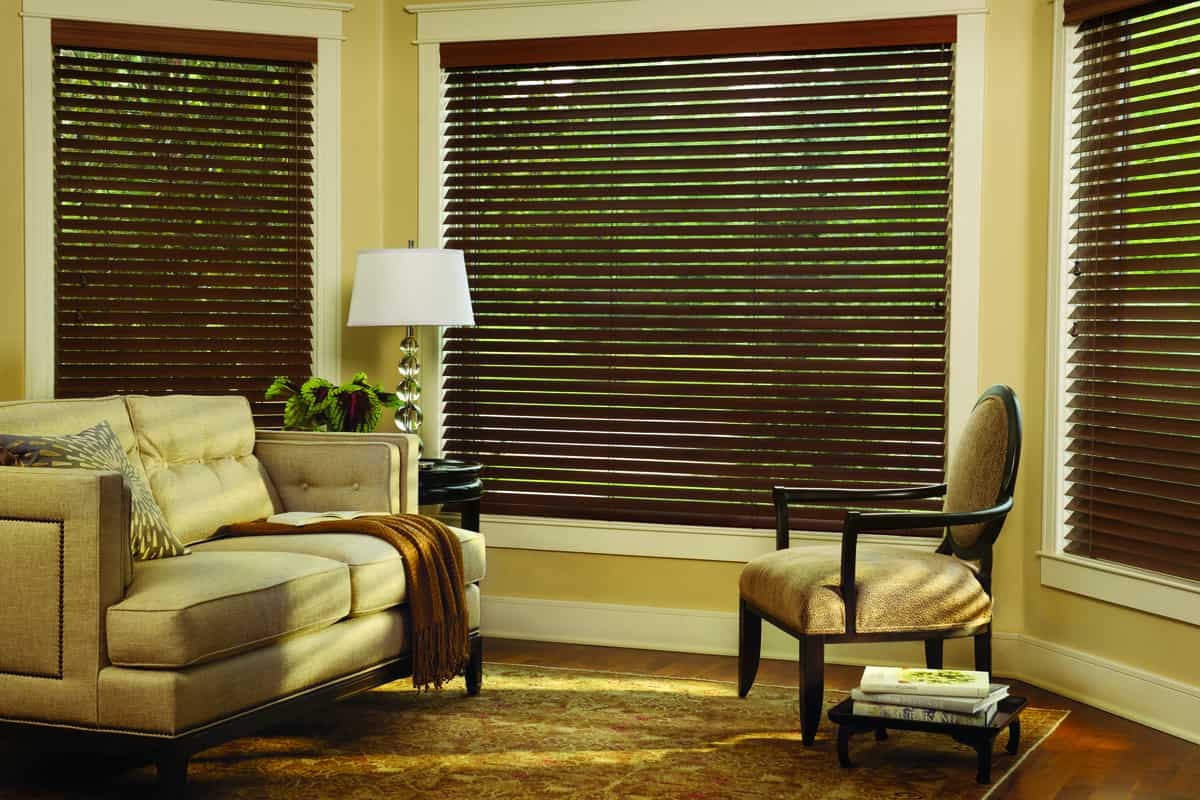 Parkland® Wood Blinds near Ann Arbor, Michigan (MI) with real wood slats and unique color options.