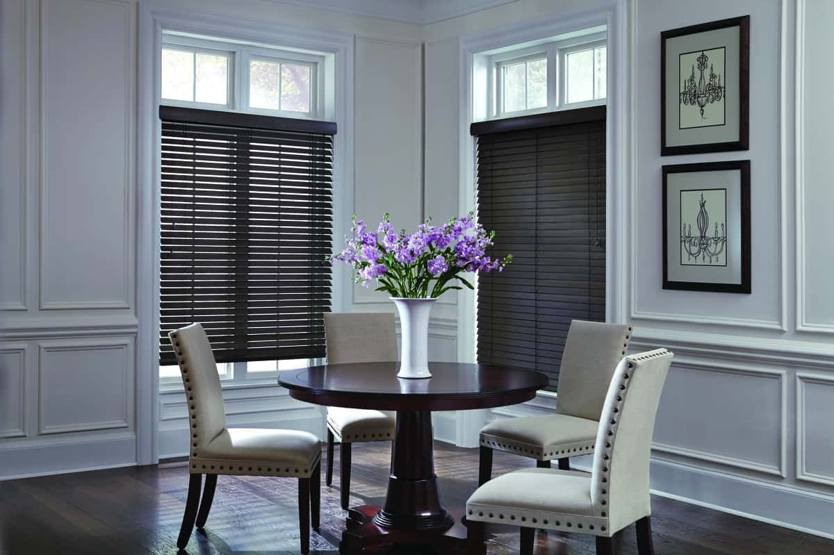 Parkland® Wood Blinds near Ann Arbor, Michigan (MI) with genuine wood slats, contemporary lines, and more