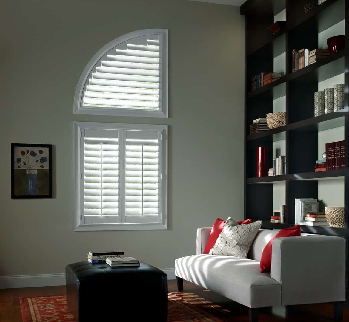 Palm Beach™ Polysatin™ Shutters near Ann Arbor, Michigan (MI) with unique materials, beautiful colors, and more