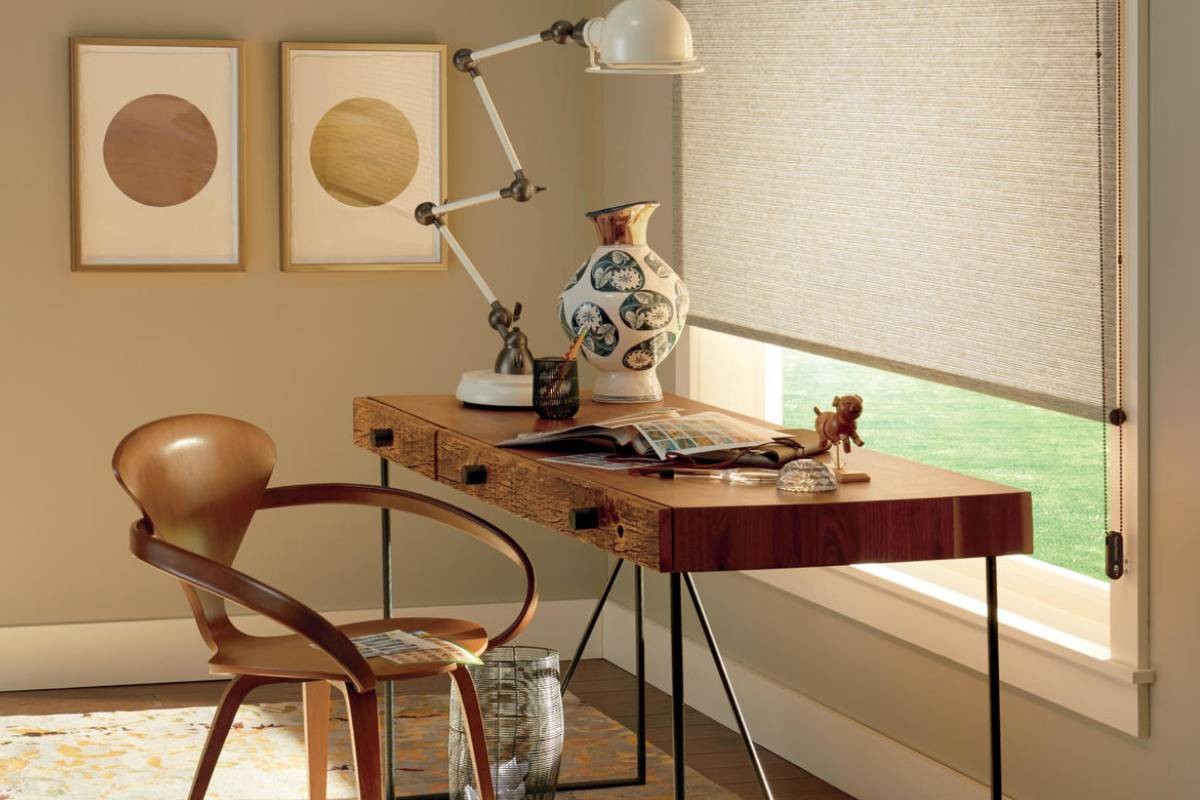 Hunter Douglas Design Studio™ Roller Shades, roller shades, custom window treatments near Ann Arbor, Michigan (MI)